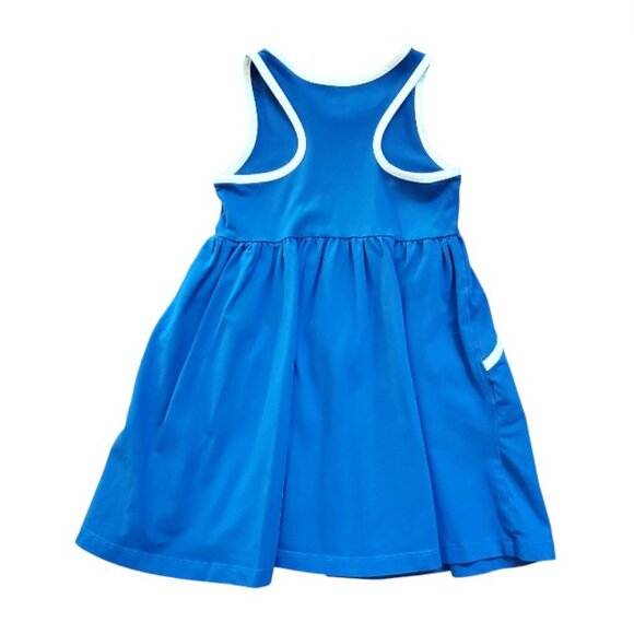 Hanna Andersson Blue Dress Size 100 - Picture 4 of 5